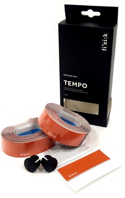 Fizik Tempo Classic Road Bike Bar Tape Microtex 2mm, Orange