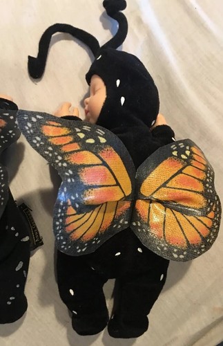 Anne Geddes BABY BUTTERFLY Black Orange 9
