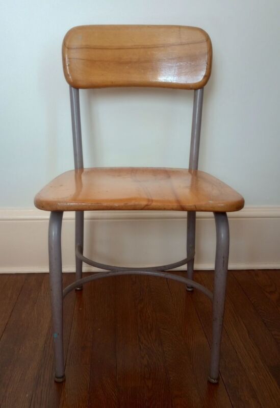 Vintage Wood Heywood Wakefield School Chair