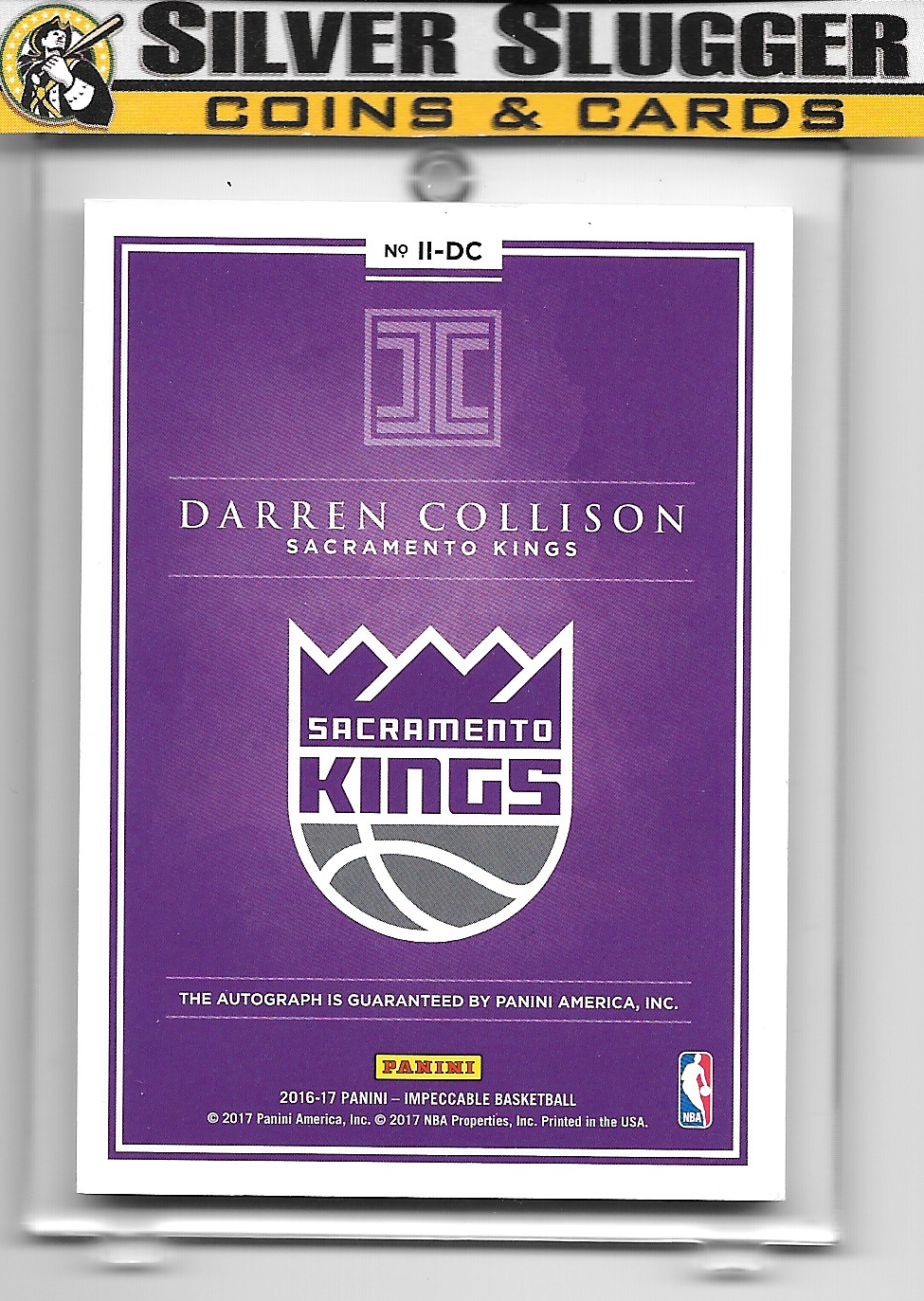 2016-17 Impeccable Darren Collison Autograph 76/99