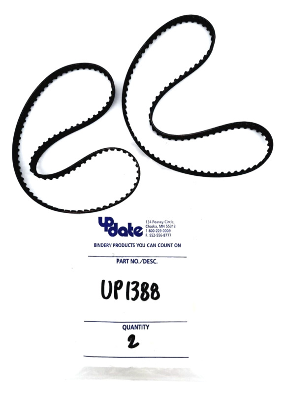 Update, UP1388 Timing Belt for Stahl 203-473-1300 / 262-978-0100, Size 190xl031