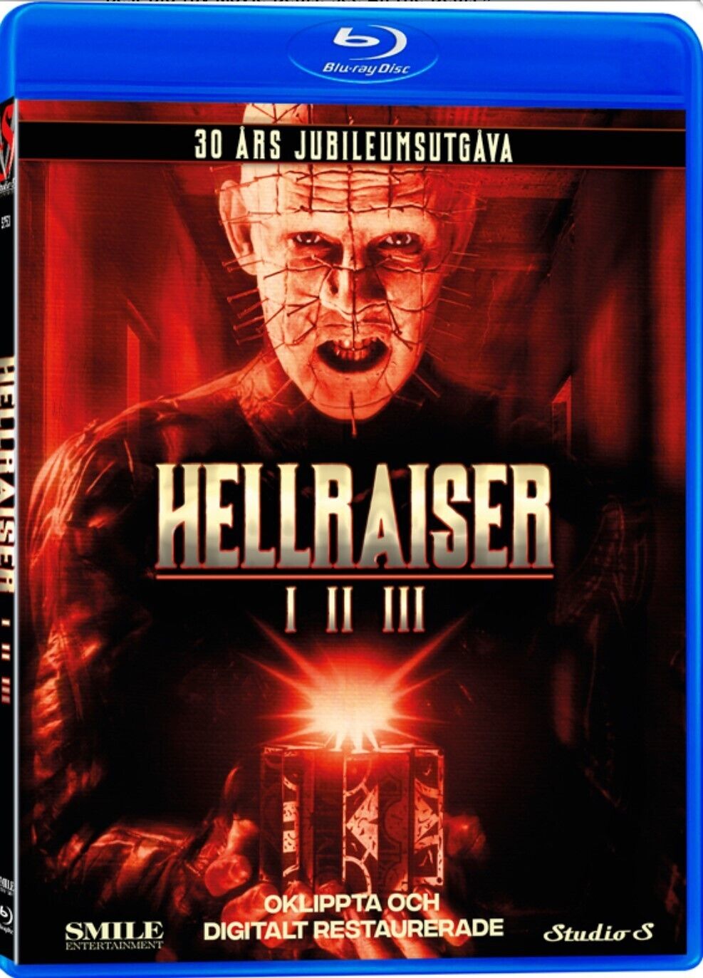 Hellraiser 1-3 Blu-ray Uncut & Remastered collection with Hellraiser 1-3 Blu-ray Uncut & Remastered collection with