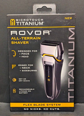 MicroTouch Titanium Rovor All-Terrain Electric Shaver - *NEW IN BOX*
