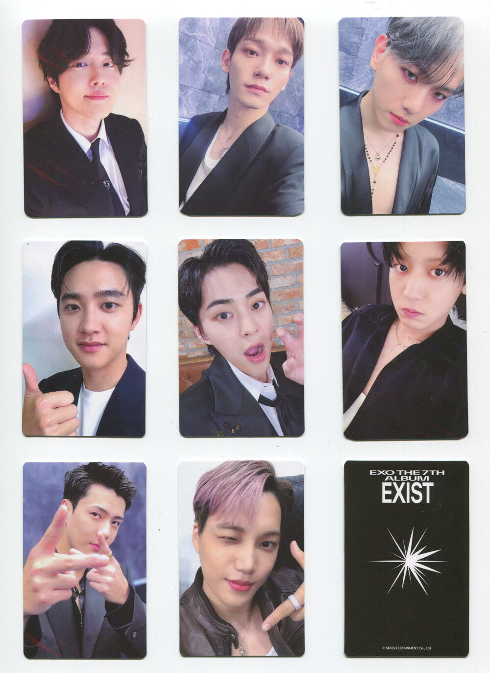 EXO トレカ ② EXO - EXIST 7th Album [INTERASIA] POB EXCLUSIVE OFFICIAL HOLOGRAM