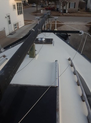 Sailboat with trailer