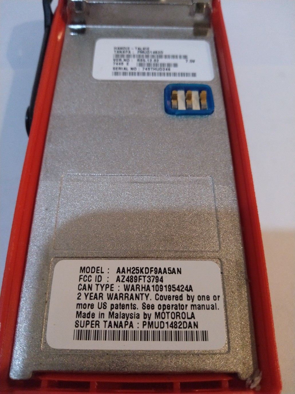 6 MOTOROLA HT1250 VHF 136-174 MHz Police Fire EMS Two-Way Radio AAH25KDF9AA5AN