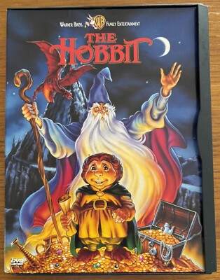The Hobbit (DVD, 2001) Animated Cartoon 1977 Snap Case - J.R.R. Tolkien Used