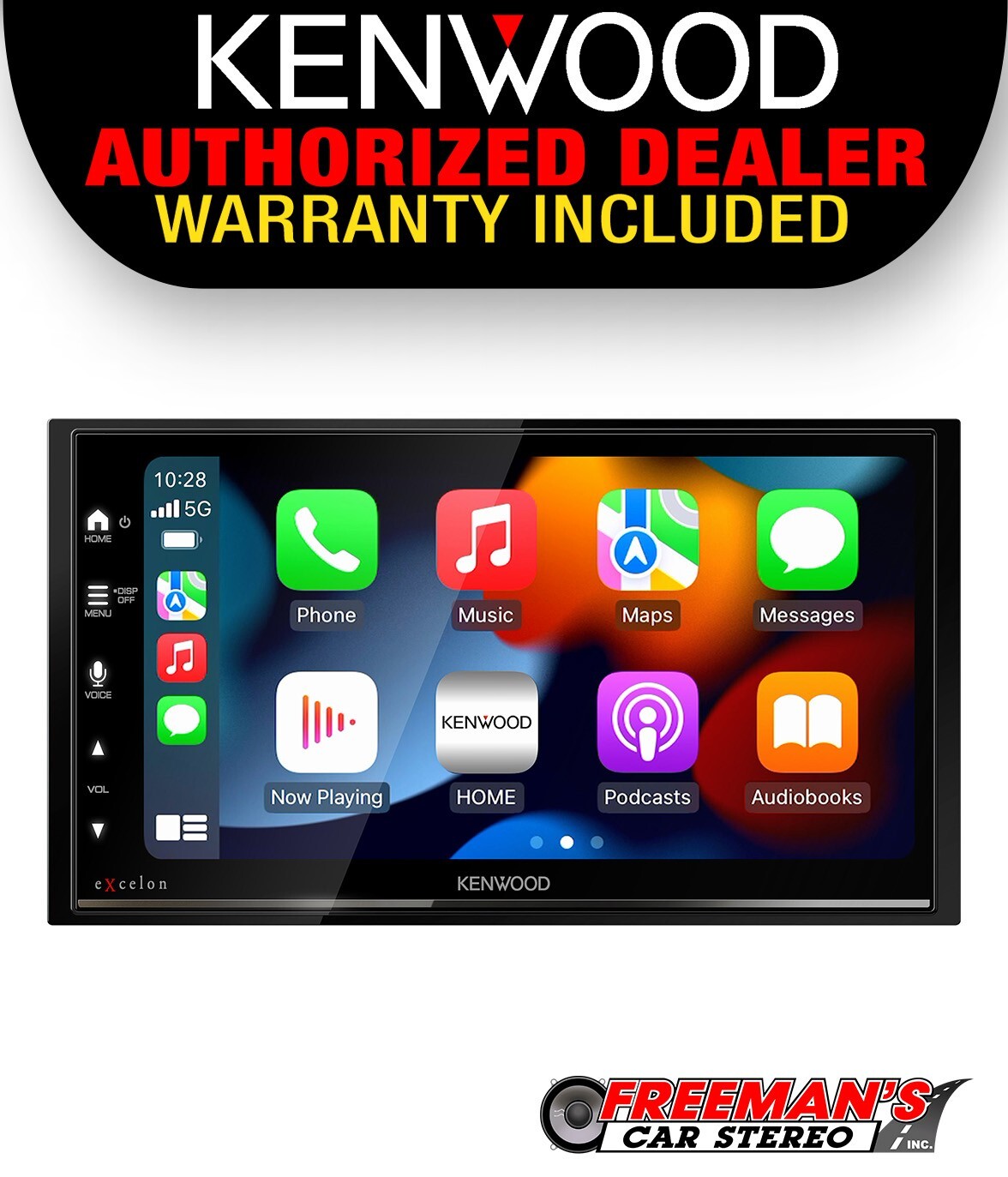 Kenwood DMX809S 6.8" Digital Multimedia Receiver w Android Auto & Apple CarPlay