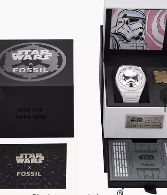 NEW  Star Wars  x Fossil - Limited Edition Stormtrooper Automatic Watch