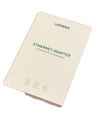 UGREEN Ethernet Adapter 20254 USB 2.0 to 10 for PC or Laptop New & Sealed
