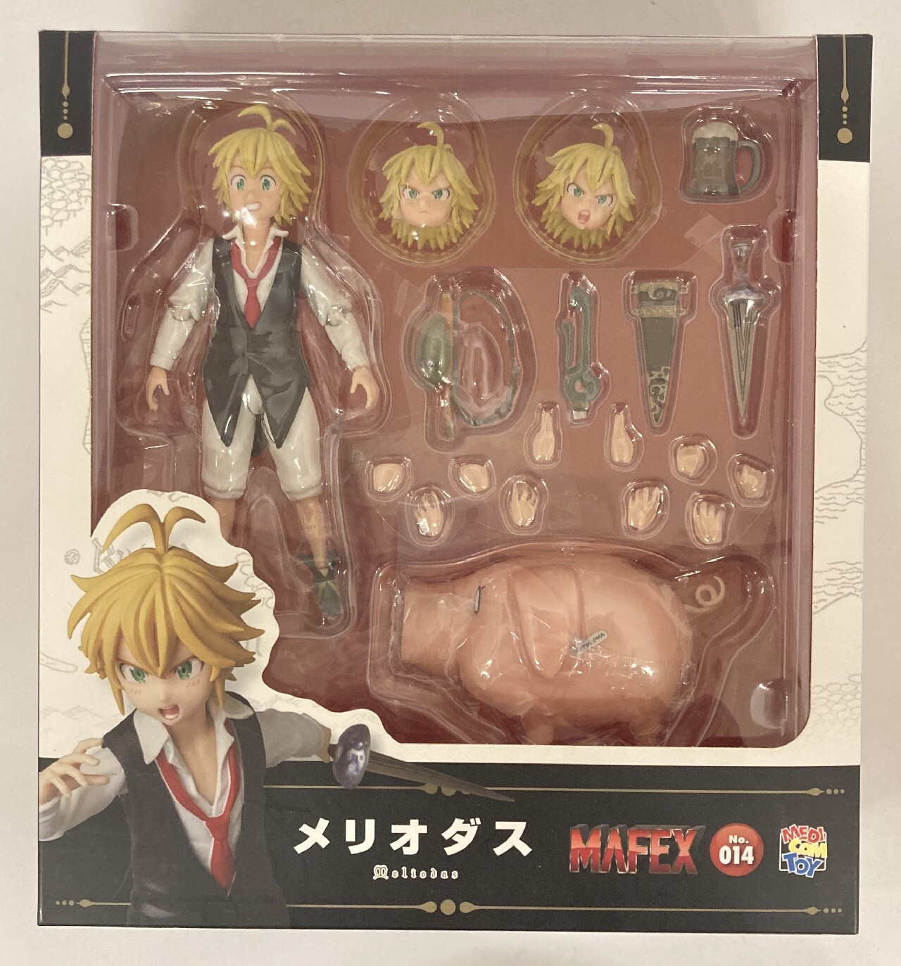 Medicom Toy MAFEX 014 The Seven Deadly Sins Meliodas & Hawk