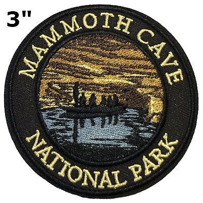 MAMMOTH CAVE National Park Embroidered Iron-on Applique Nature Travel Souvenir