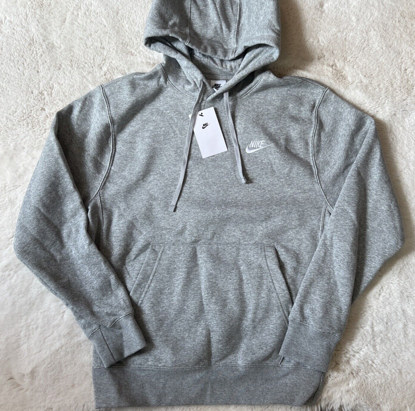 Light grey outlet nike hoodie