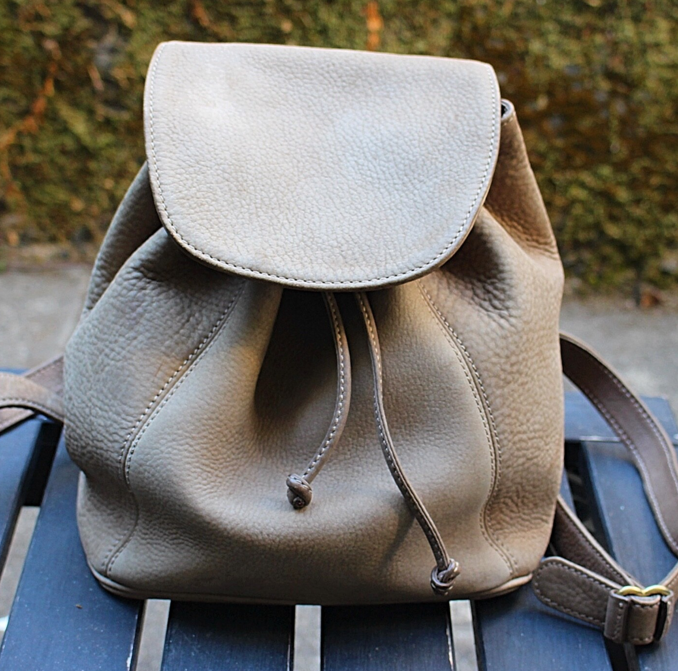 バッグ Vintage Coach Sonoma Nubuck Backpack Vintage Coach Sonoma Collection Pebbled Leather Nubuck