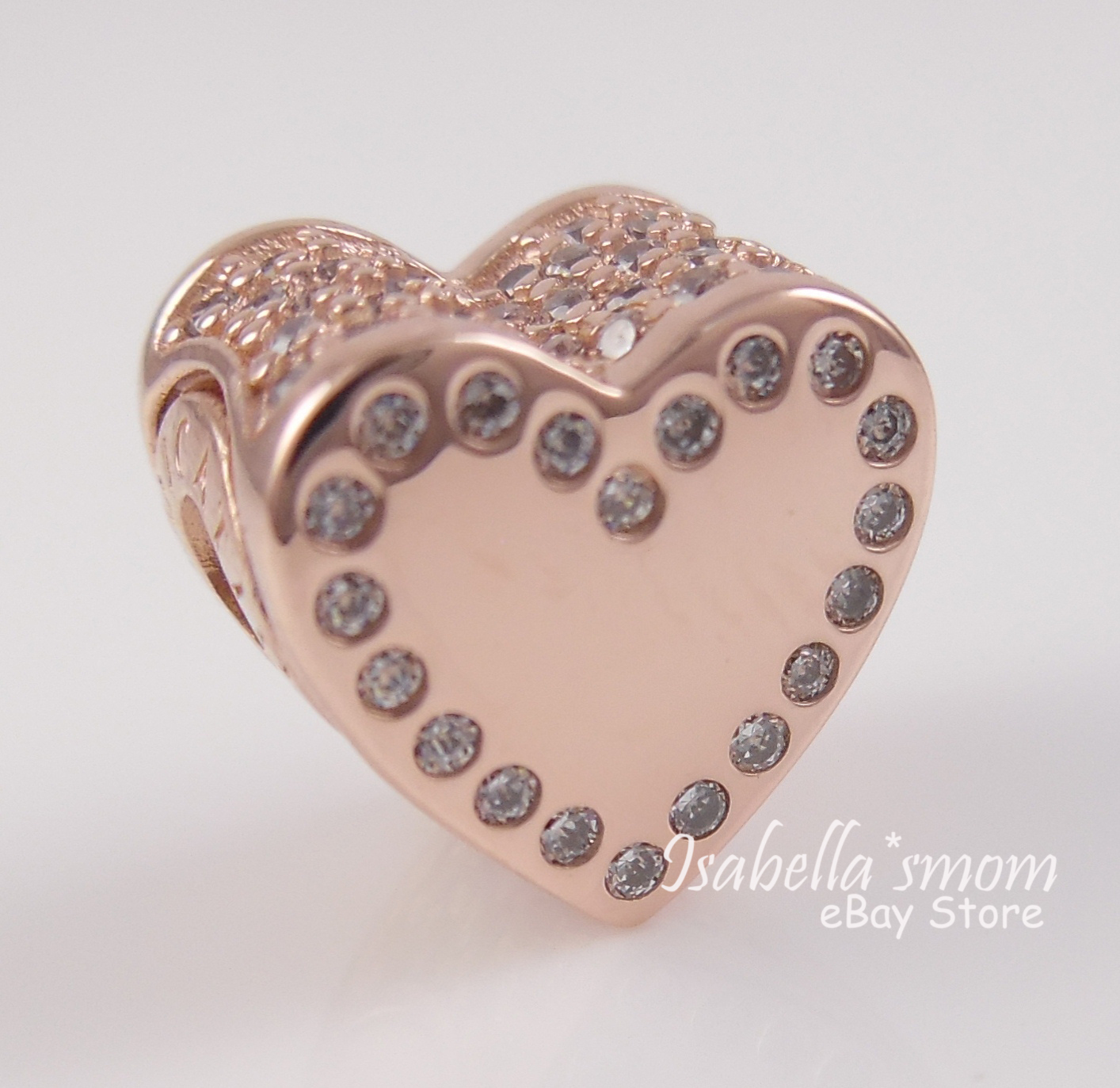 Essence DEDICATION Genuine PANDORA Rose GOLD Plated/Cz LOVE