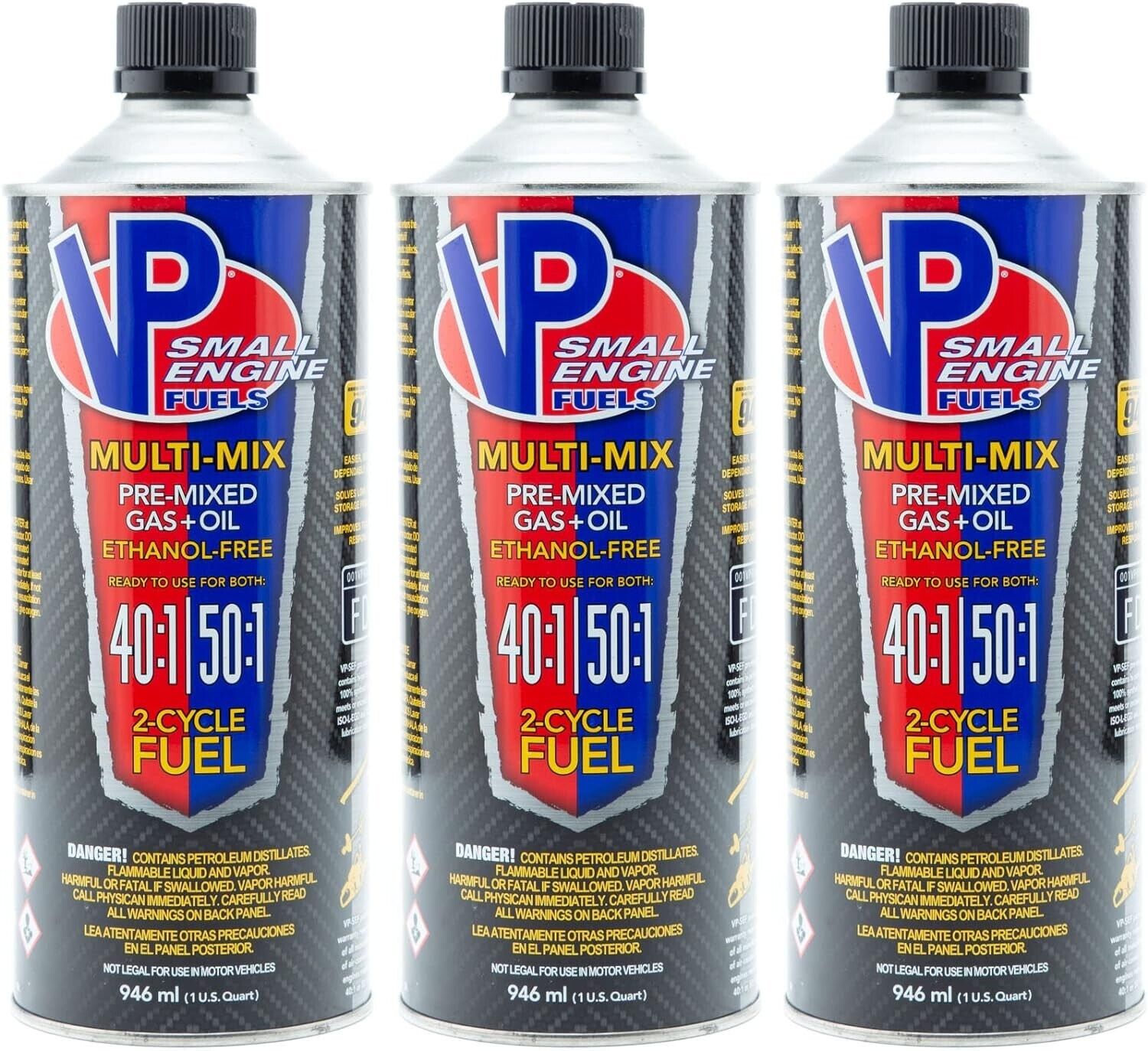 VP Racing Fuels 6815 Multi-Mix 40:1/50:1 Premixed Gas+Oil 2 VP Racing Fuels 6815 Multi-Mix 40:1/50:1 Premixed Gas+Oil 2