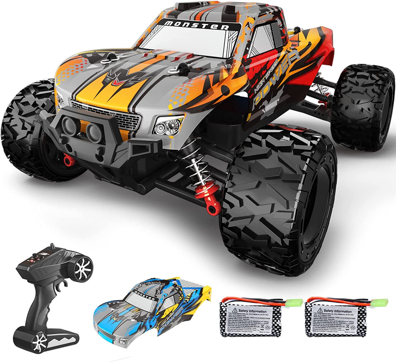 Remote Control Car Fast RC Cars 28Mph 4WD OffRoad,Upgraded 2 Battery,40+Min Play