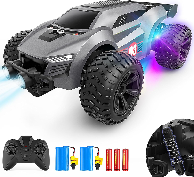 - 20km/h High Speed Rc Cars Off Road, 2x1000mah Rechargeable