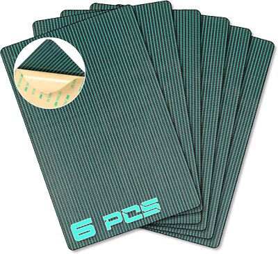 6 pcs Pool Cover Repair Patch Kit 12x8in Self Adhesive - Large Green Mesh Ing..