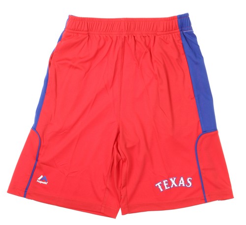 Шорты Majestic MLB Youth Texas Rangers Batters Choice, красные