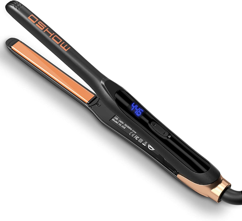 Flat Iron, Dshow Small Flat Iron Mini Hair Straightener For Short Hair