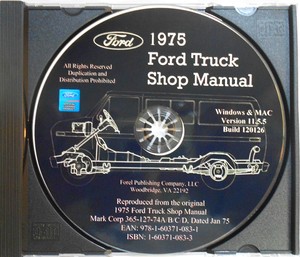 1975 Ford truck shop manual #4