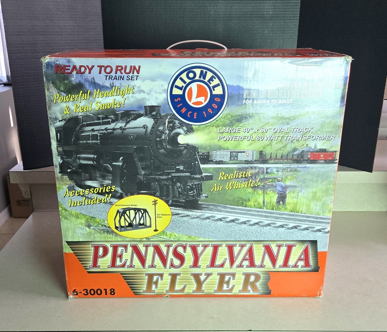 O ゲージ　PENNSYLVANIA FLYER 8632 Pennsylvania Flyer (4-4-2 Steam Loco #8632)