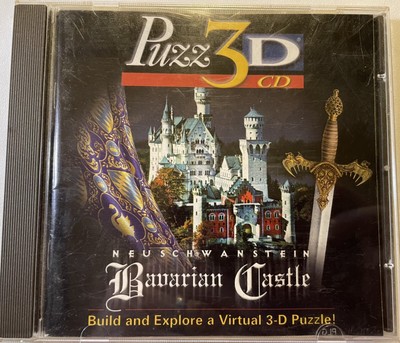 Puzz 3D CD Neuschwanstein Bavarian Castle by Wrebbit PC Game CD