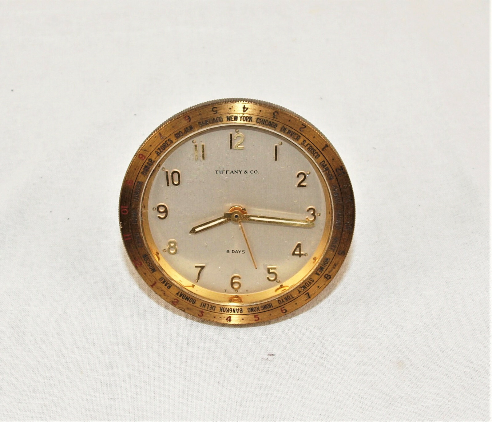 【Tiffany/ティファニー】Travel clock Tiffany & Co. 8-Day Travel Clock – Analog:Shift