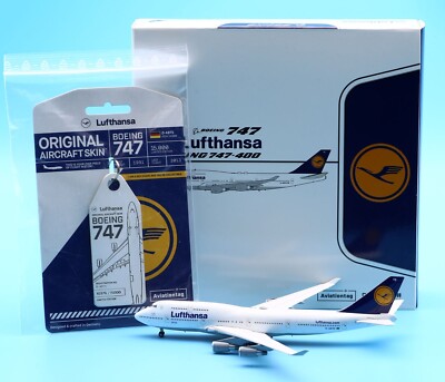 JC Wings 1:400 Lufthansa Airlines Boeing B747-400 Diecast Aircraft Model D-ABTE