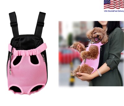 Front Pack Hiking Backpack Head Legs Out Pink