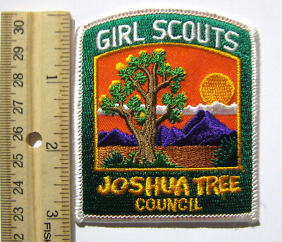 Girl Scout JOSHUA TREE COUNCIL PATCH Cactus Desert Mountain California Badge NEW
