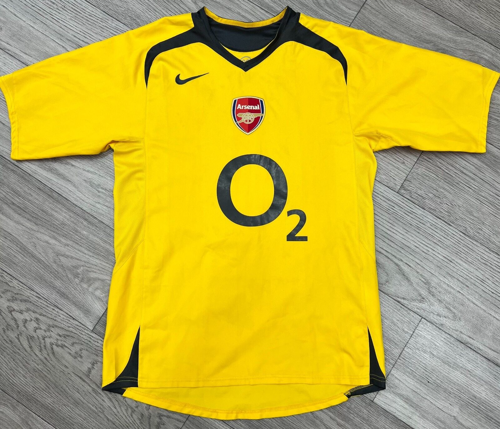 ウェア Arsenal 2005-2006 () Arsenal 2005/2006 Away Football Shirt Soccer Jersey Size S