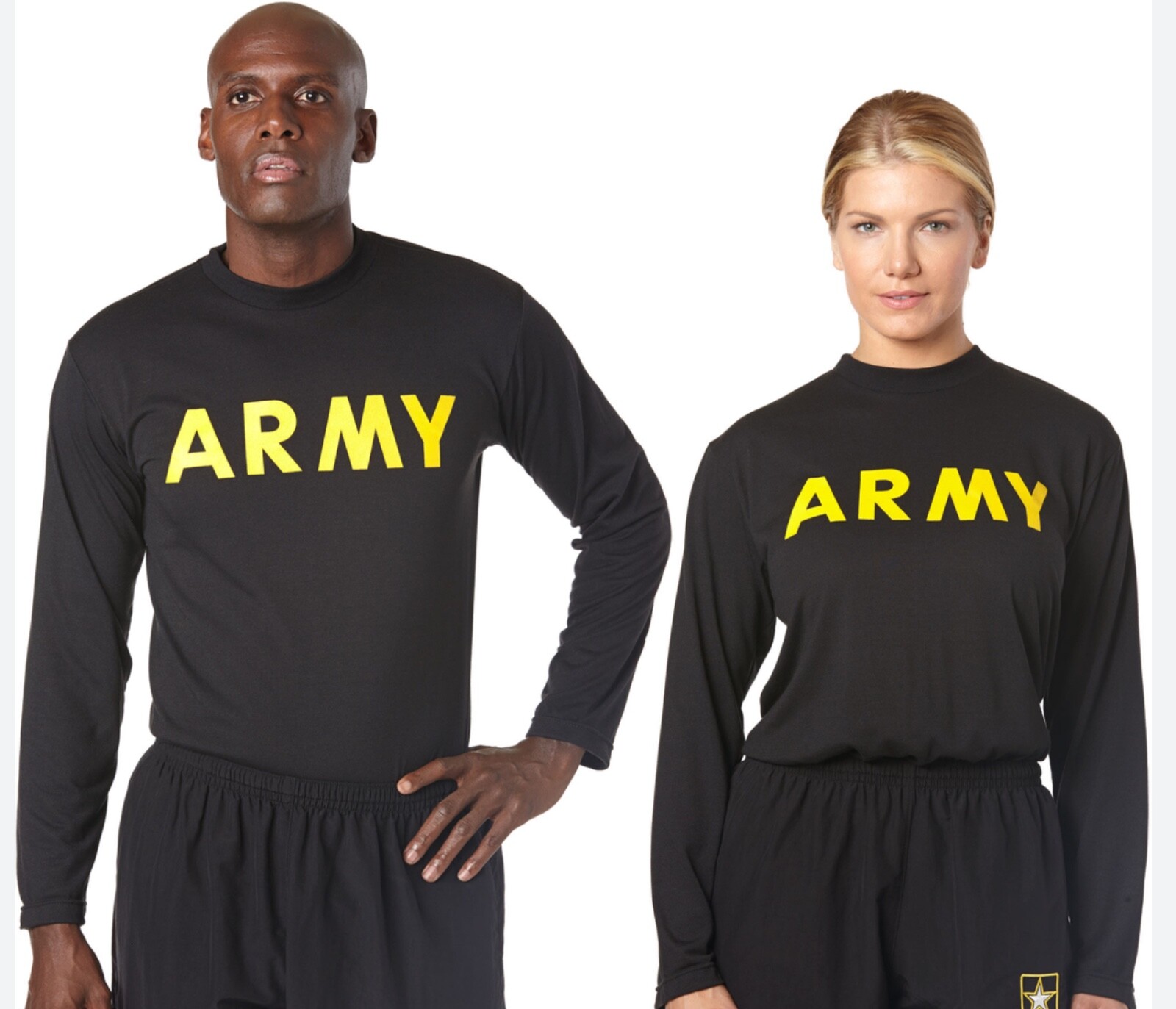 New* US ARMY PHYSICAL FITNESS LONG SLEEVE SHIRT, APFU | eBay