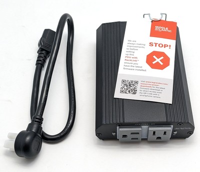 Middle Atlantic RLNK-215 15A 2-Outlet Power Distribution Unit