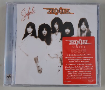 Angel Sinful CD new Rock Candy Records Reissue