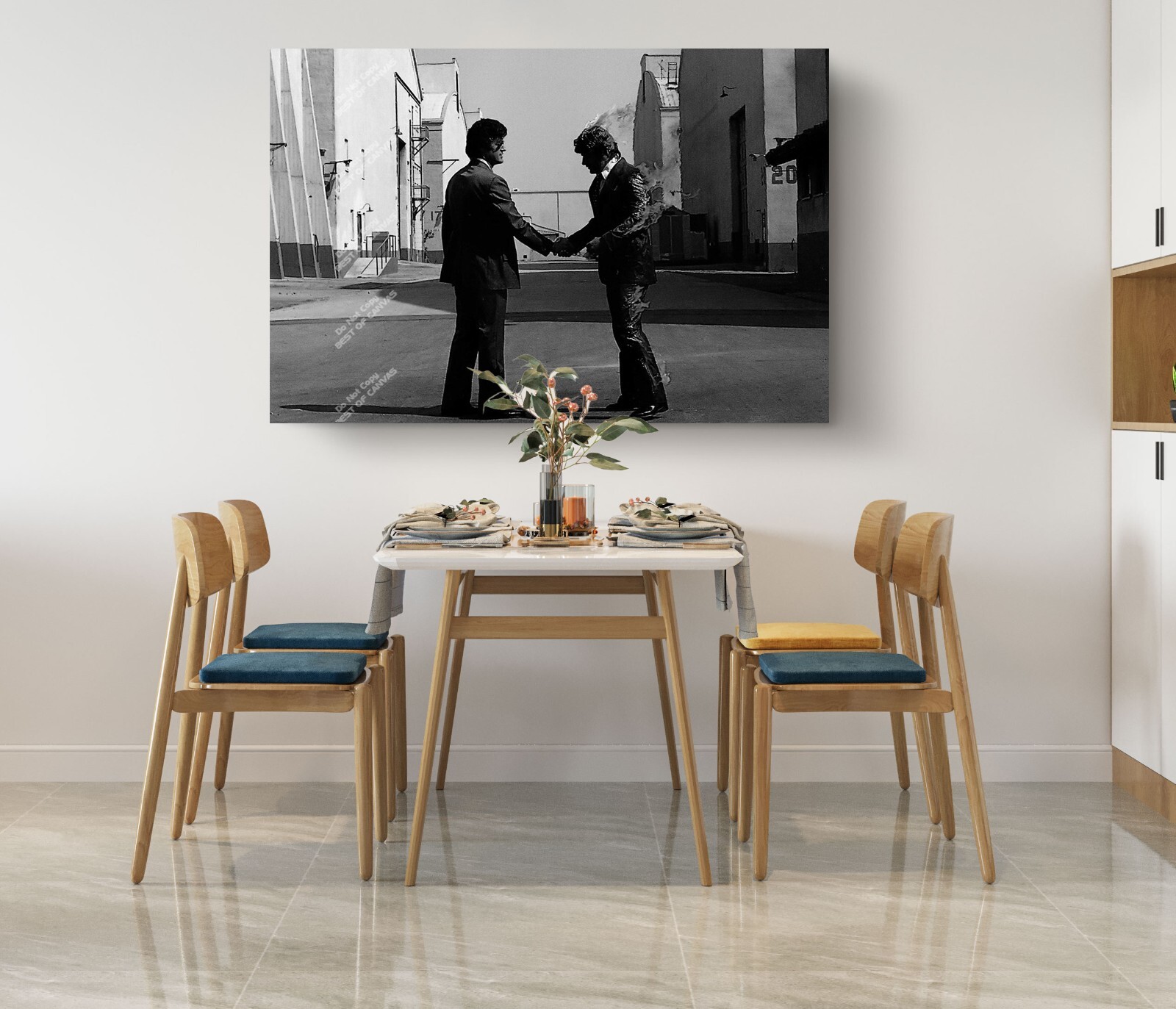 Pink Floyd I wish You Were Here Music Song Poster Canvas Print Art Décor Wall 