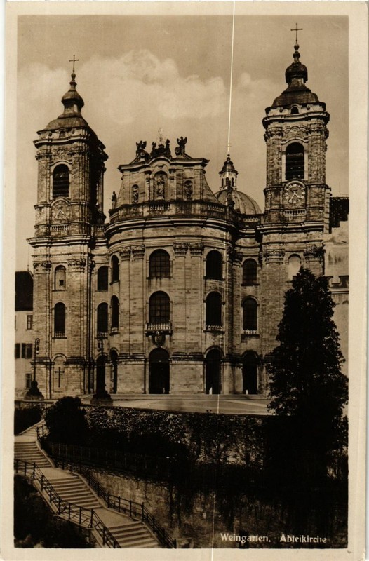 Cpa Ak Weingarten Abteikirche Germany (939050)