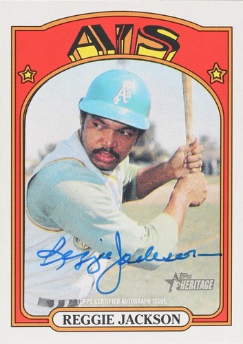 2021 Topps Heritage - Reggie Jackson #ROA-RJ