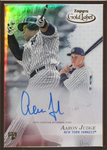 2017 Topps Gold Label - Aaron Judge #FA-AJ
