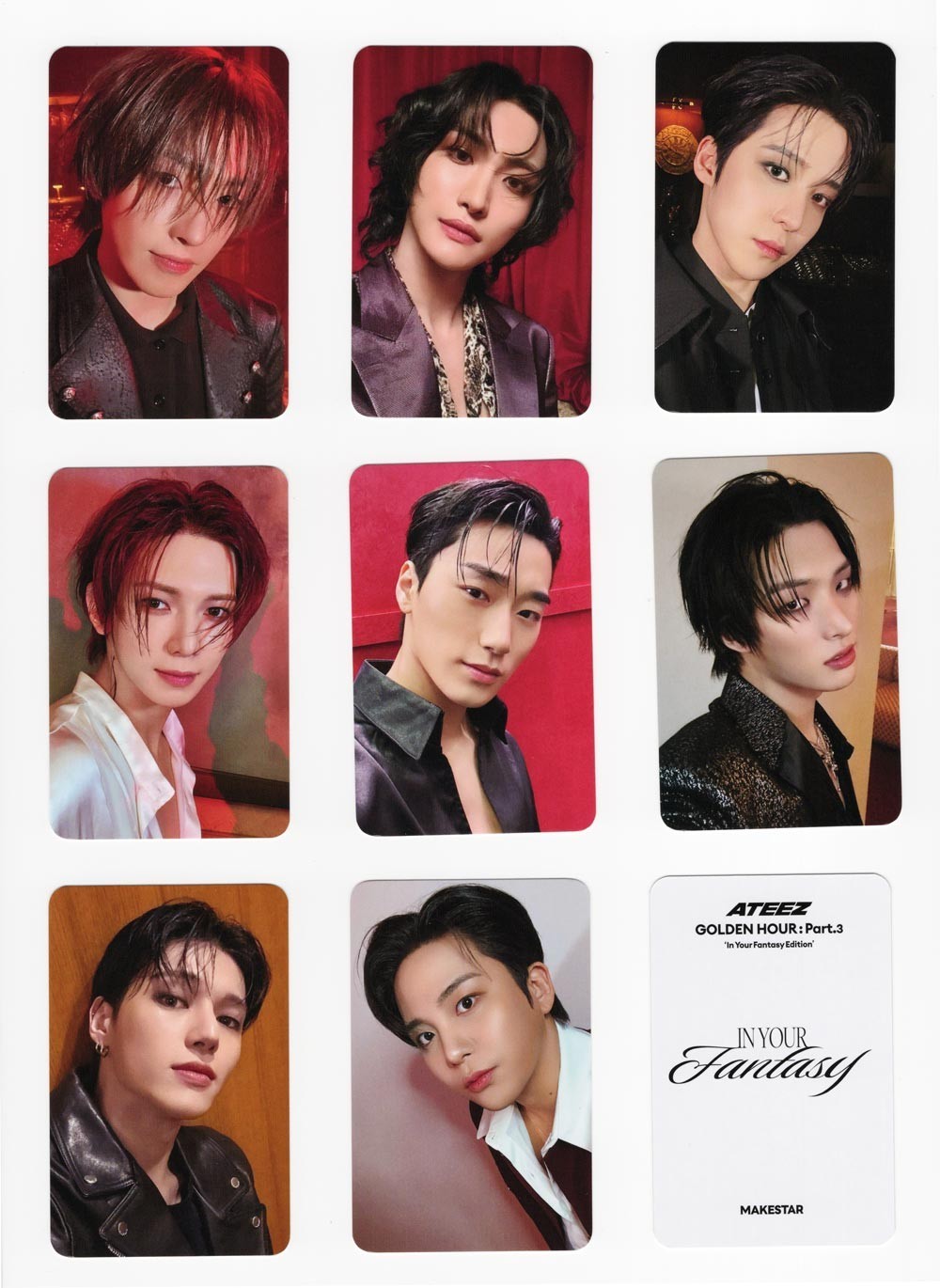 ATEEZ ユノ MAKESTAR キューティーズ ラキドロ トレカ ATEEZ ラキドロ サン ラキドロトレカセット 韓国 ホンジュン ATEEZ