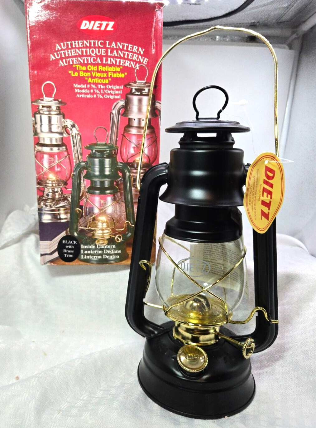 Dietz Authentic Hurricane Lantern - Old Reliable #76 The