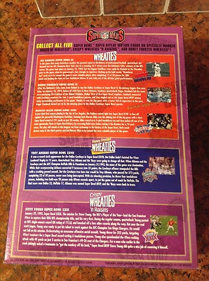 COMPLETE Wheaties Football Super Replays Collector's Set (5 in Total)