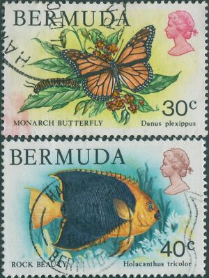 Bermuda 1978 SG397-398 Butterfly Fish FU