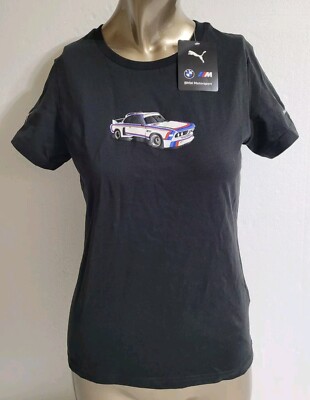 PUMA BMW Motorsport Women’s Size M Graphic T-Shirt Size Runs Small MSRP $45.00