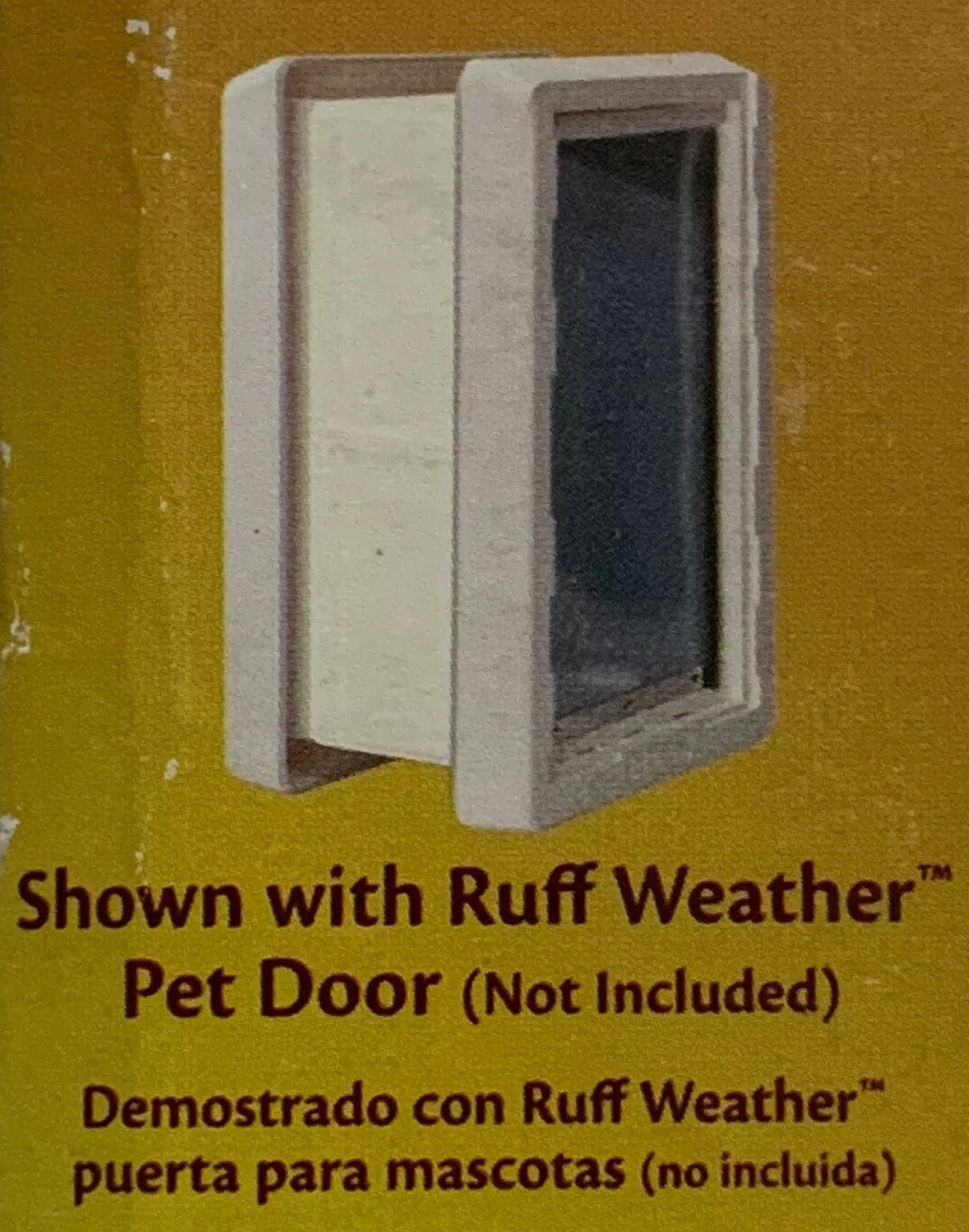 Ideal Pet Products Ruff-Weather Pet Door Wall Kit, Medium