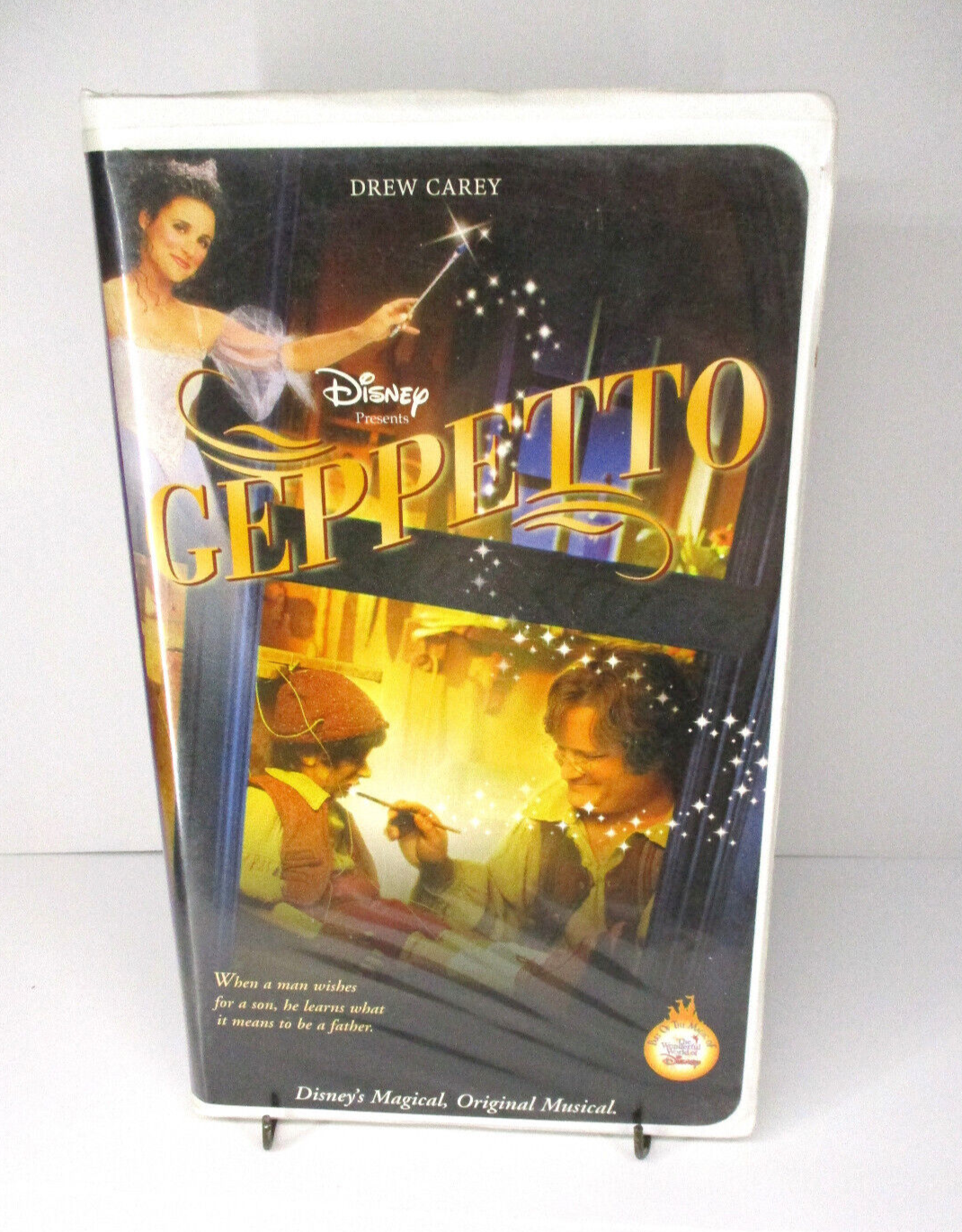 THe Wonderful World Of Disney Geppetto (VHS, 2000 Clamshell