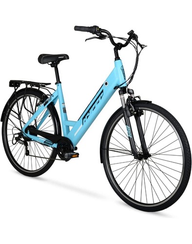 【美品】E-BIKE バッテリー 本体 青 Hyper E-Ride 700C 36V 250W City Electric Assist Bike - Blue