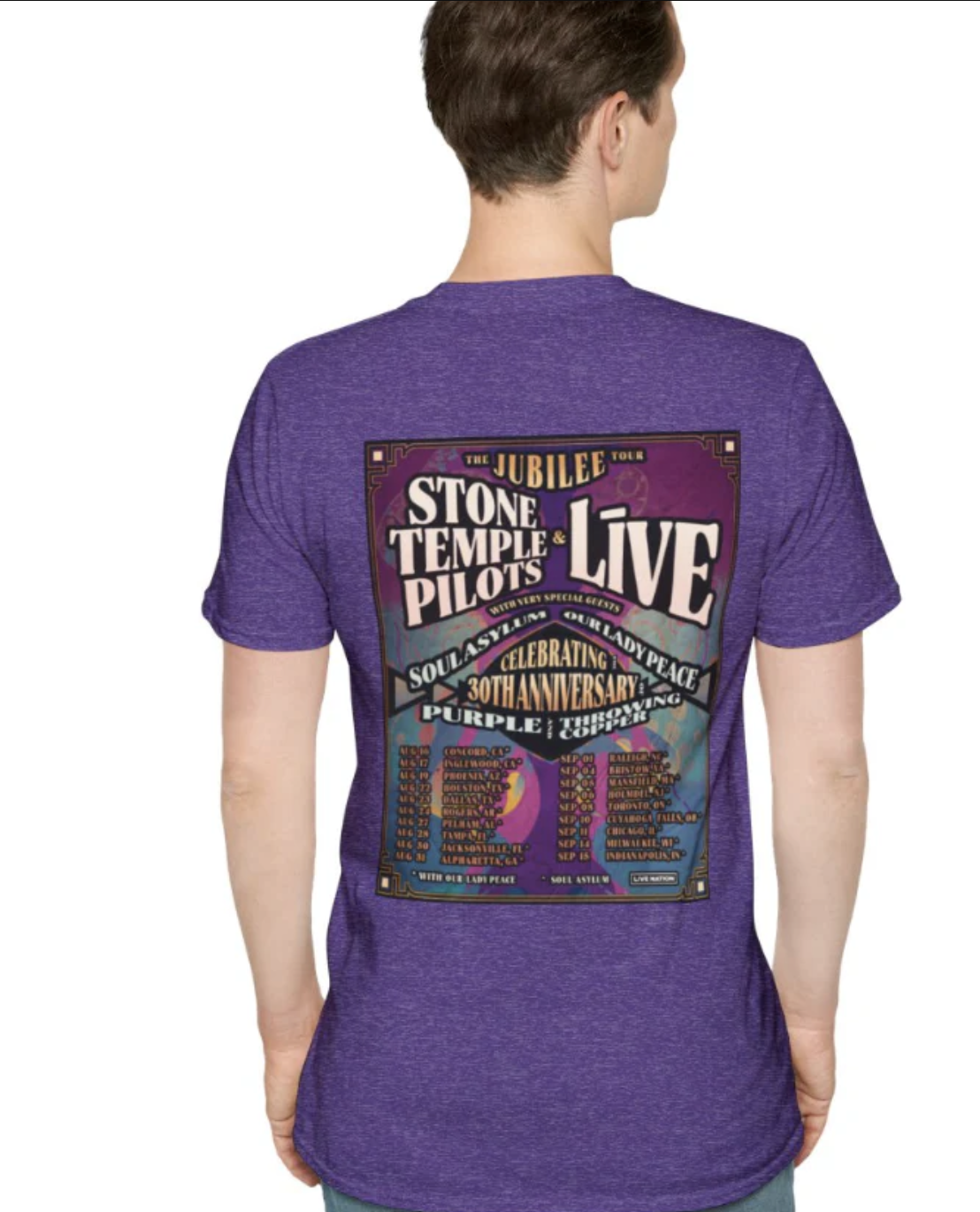 Jubilee Tour Stone Temple Pilots Live 2024 Unisex Softstyle