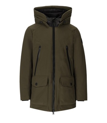 

Мужская зеленая парка Woolrich Soft Shell в стиле милитари, Зеленый, CFWOOU0859MRUT3496-614